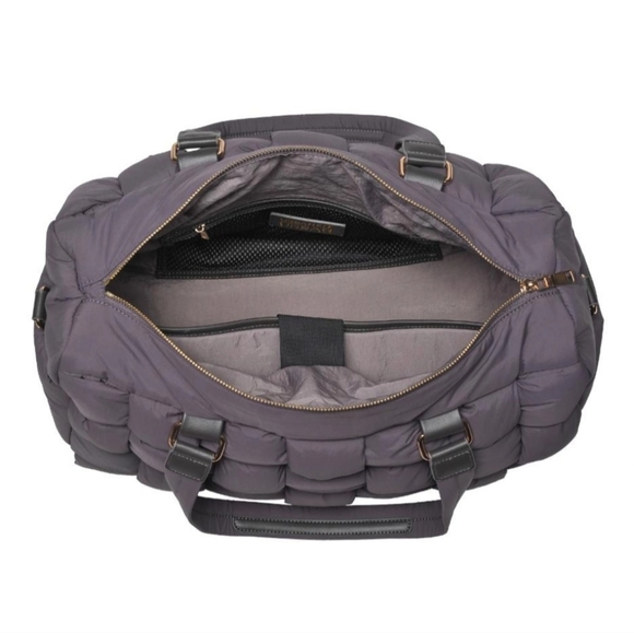 #62184 MOST FABULOUS CHIC BOHO GETAWAY WOVEN NYLON DUFFLE BAG - Picture 4 of 8